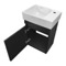 Small Vanity, Black, Modern, 16